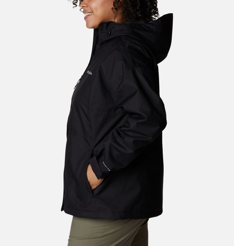 Women's Columbia Hikebound Jackets Black | Plus Size CA-M83AC